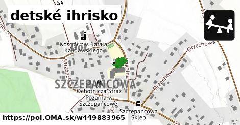 detské ihrisko