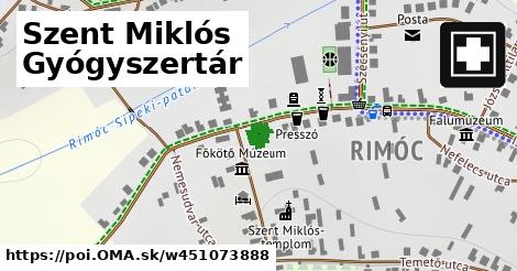 Szent Miklós Gyógyszertár