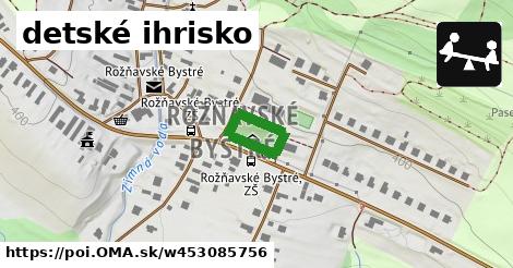 detské ihrisko