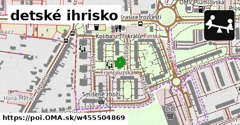 detské ihrisko