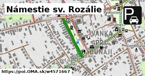 Námestie sv. Rozálie