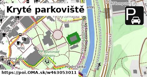 Kryté parkoviště