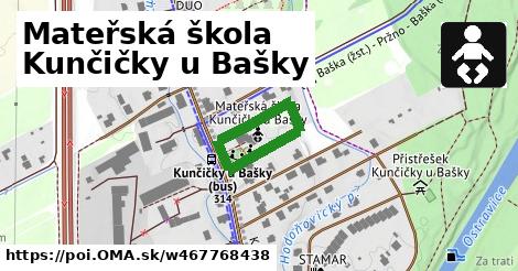 Mateřská škola Kunčičky u Bašky