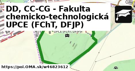 DD, CC-CG - Fakulta chemicko-technologická UPCE (FChT, DFJP)
