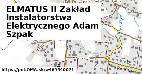 ELMATUS II Zakład Instalatorstwa Elektrycznego Adam Szpak