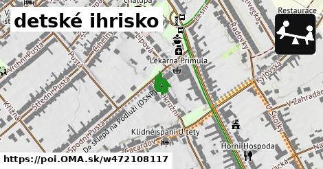 detské ihrisko