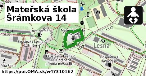 Mateřská škola Šrámkova 14