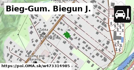 Bieg-Gum. Biegun J.