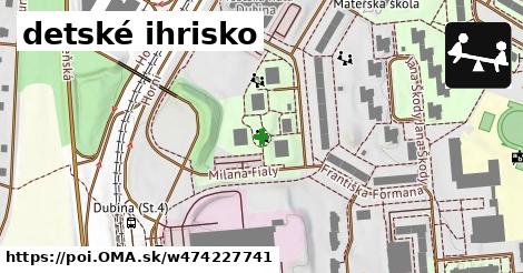 detské ihrisko