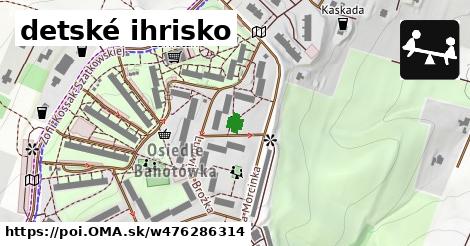 detské ihrisko