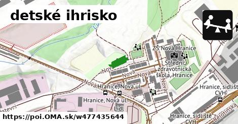 detské ihrisko