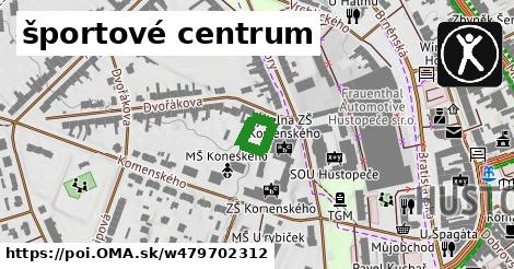 športové centrum