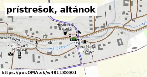 prístrešok, altánok