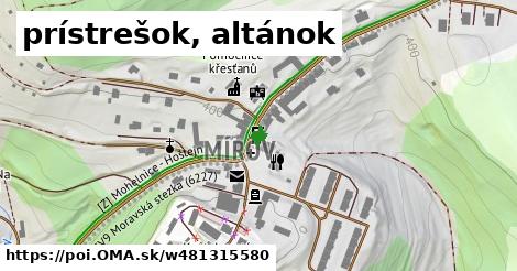 prístrešok, altánok