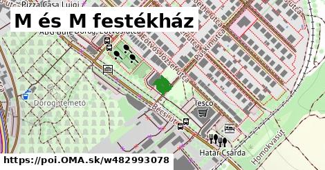 M és M festékház