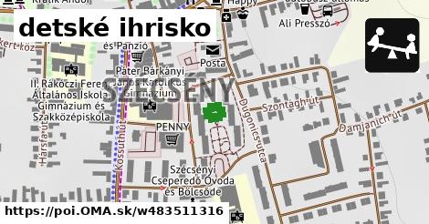 detské ihrisko