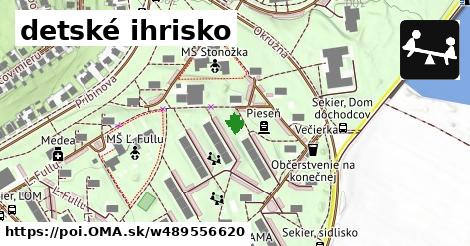 detské ihrisko