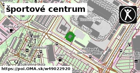 športové centrum