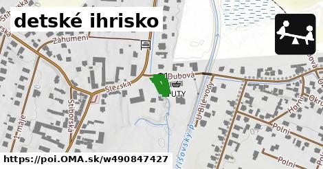 detské ihrisko