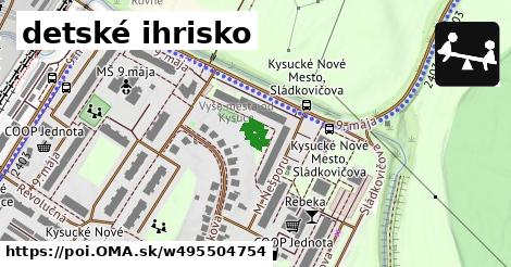 detské ihrisko