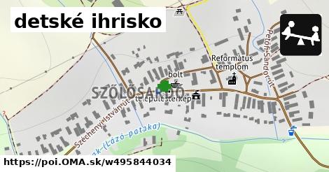 detské ihrisko