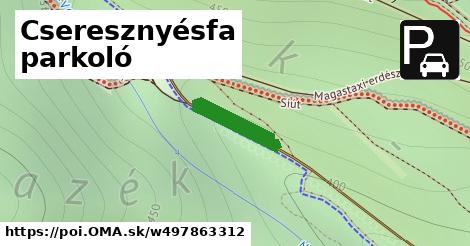 Cseresznyésfa parkoló