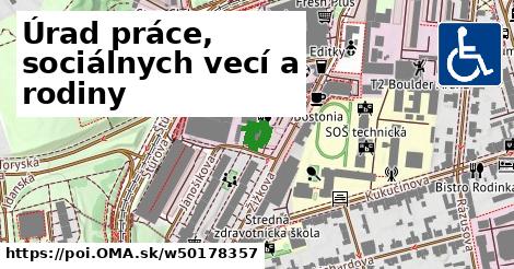 Úrad práce, sociálnych vecí a rodiny