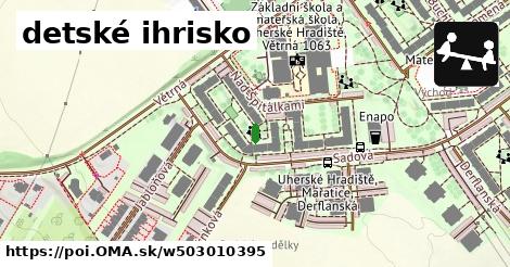 detské ihrisko