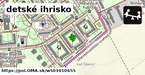 detské ihrisko