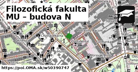 Filozofická fakulta MU – budova N