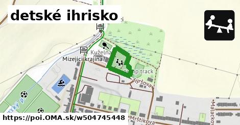 detské ihrisko