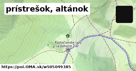 prístrešok, altánok