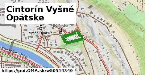 Cintorín Vyšné Opátske