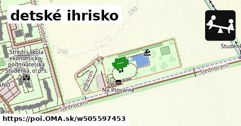 detské ihrisko