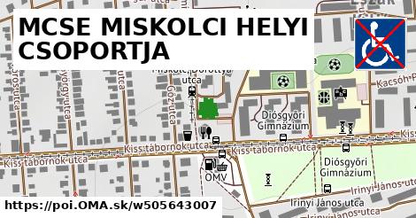 MCSE MISKOLCI HELYI CSOPORTJA