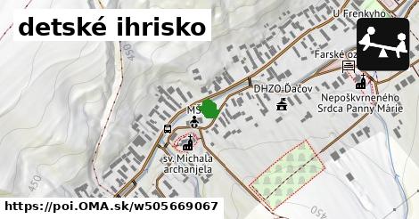 detské ihrisko