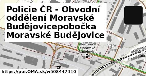 Policie ČR - Obvodní oddělení Moravské Budějovicepobočka Moravské Budějovice