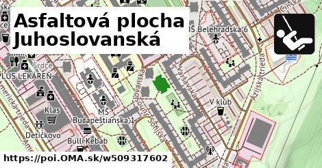 Asfaltová plocha Juhoslovanská