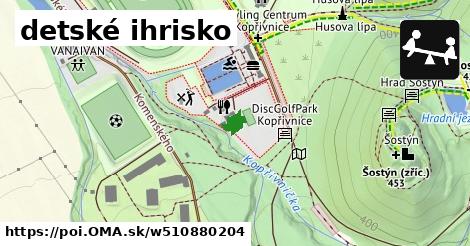 detské ihrisko