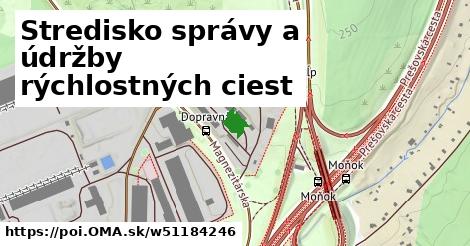 Stredisko správy a údržby rýchlostných ciest