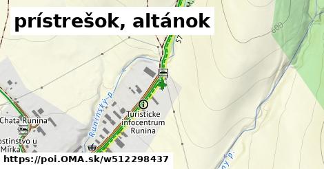 prístrešok, altánok