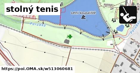 stolný tenis