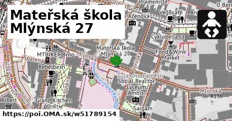 Mateřská škola Mlýnská 27