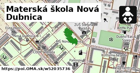 Materská škola Nová Dubnica