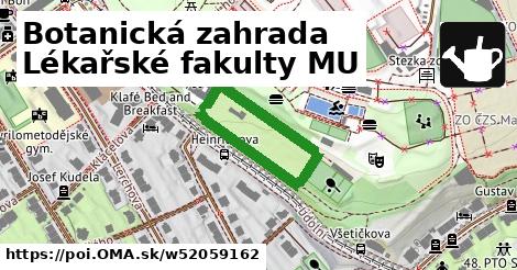 Botanická zahrada Lékařské fakulty MU