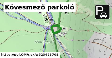 Kövesmező parkoló