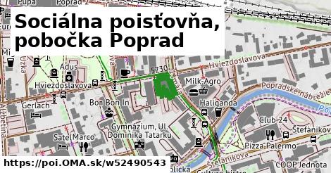 Sociálna poisťovňa, pobočka Poprad