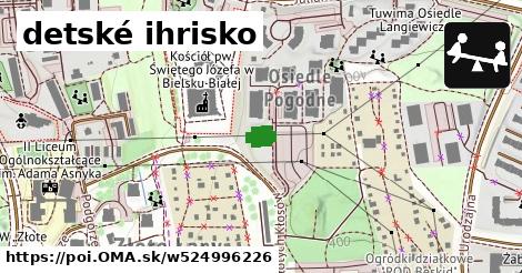 detské ihrisko