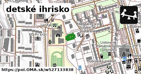 detské ihrisko