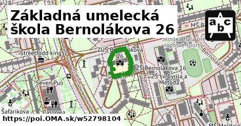 Základná umelecká škola Bernolákova 26